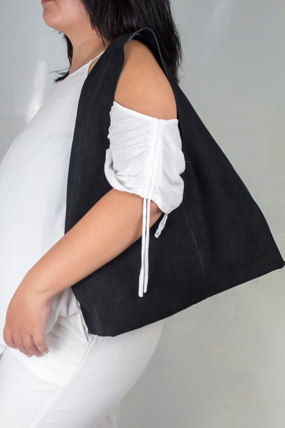 Thumbnail: AVI SUEDE SHOULDER BAG