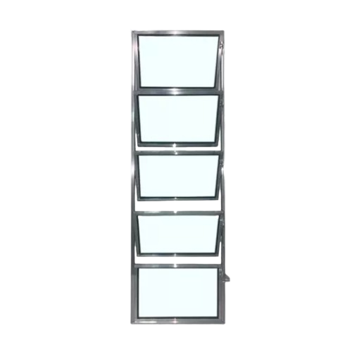 Miniatura: VITRÔ BASCULANTE - ALUMÍNIO BRILHANTE - LINHA ECONÔICA - 1 SESSÃO