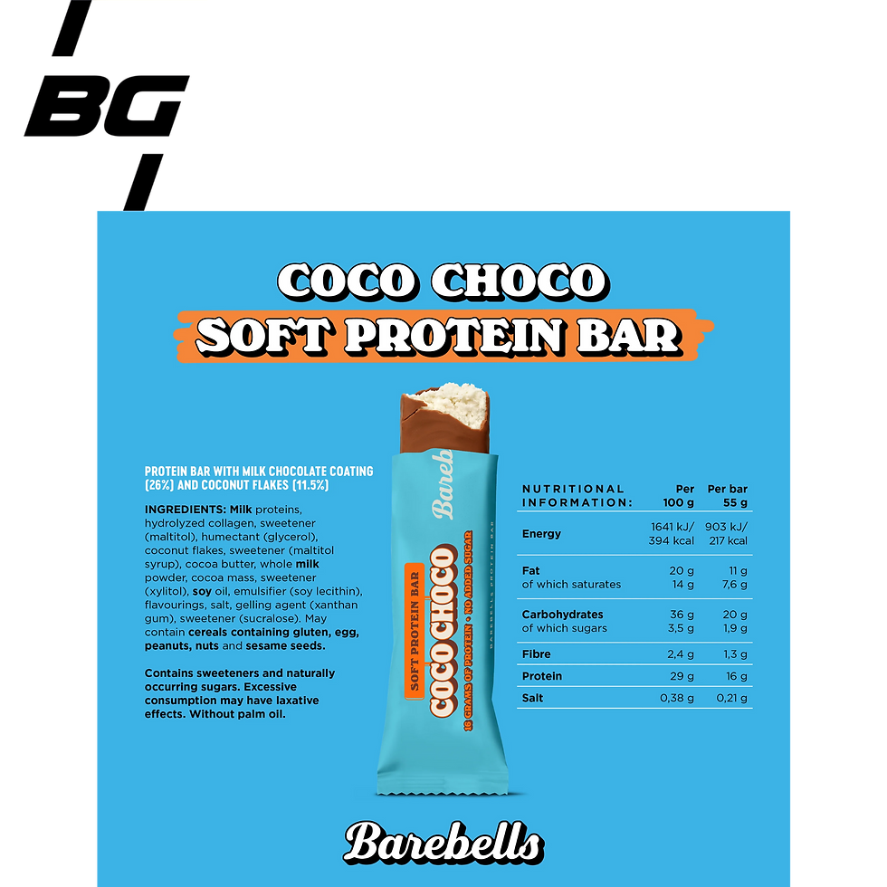 Thumbnail: Barebells Soft Coco Choco (55g) 12-pack
