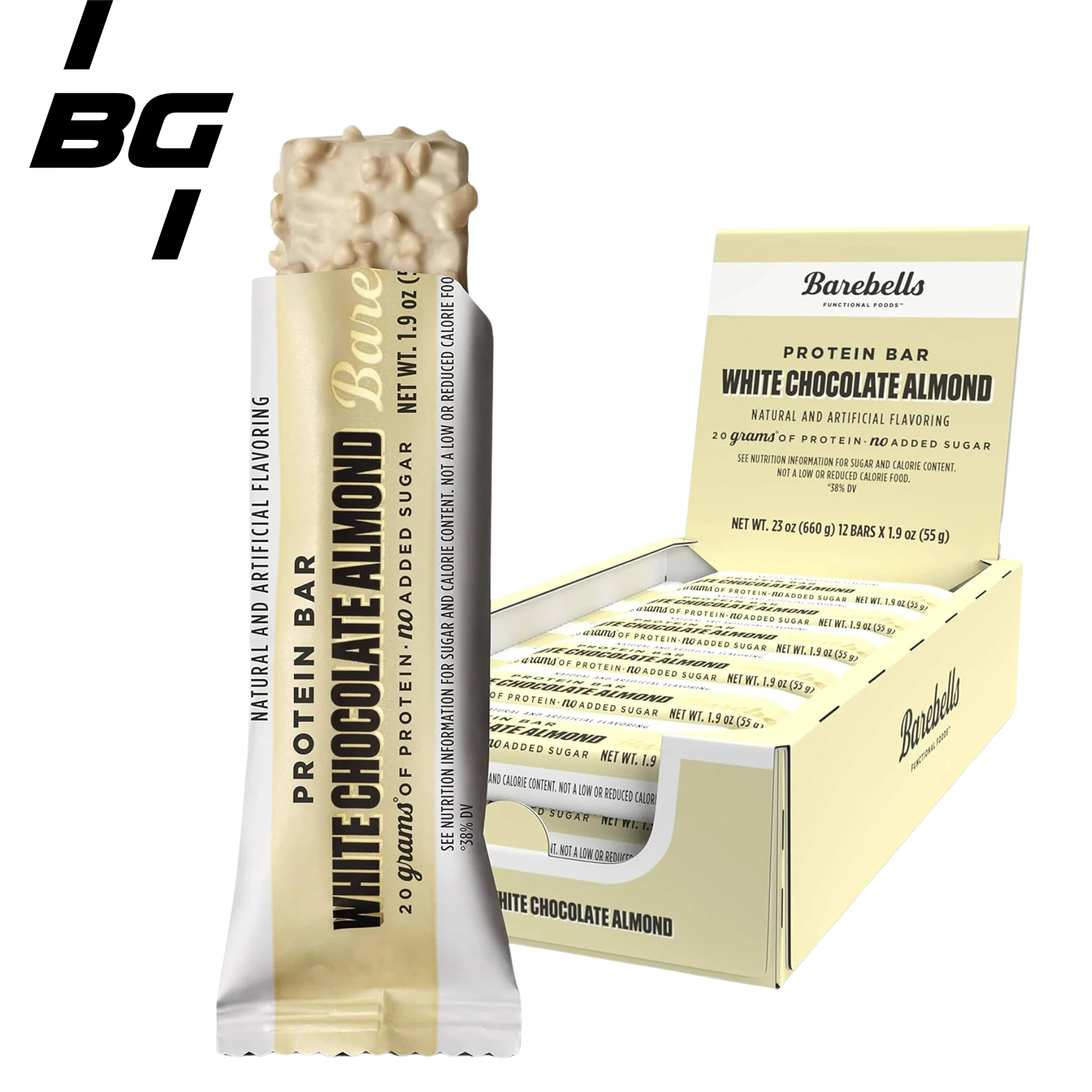 Barebells White Chocolate Almond (55g) 12-pack