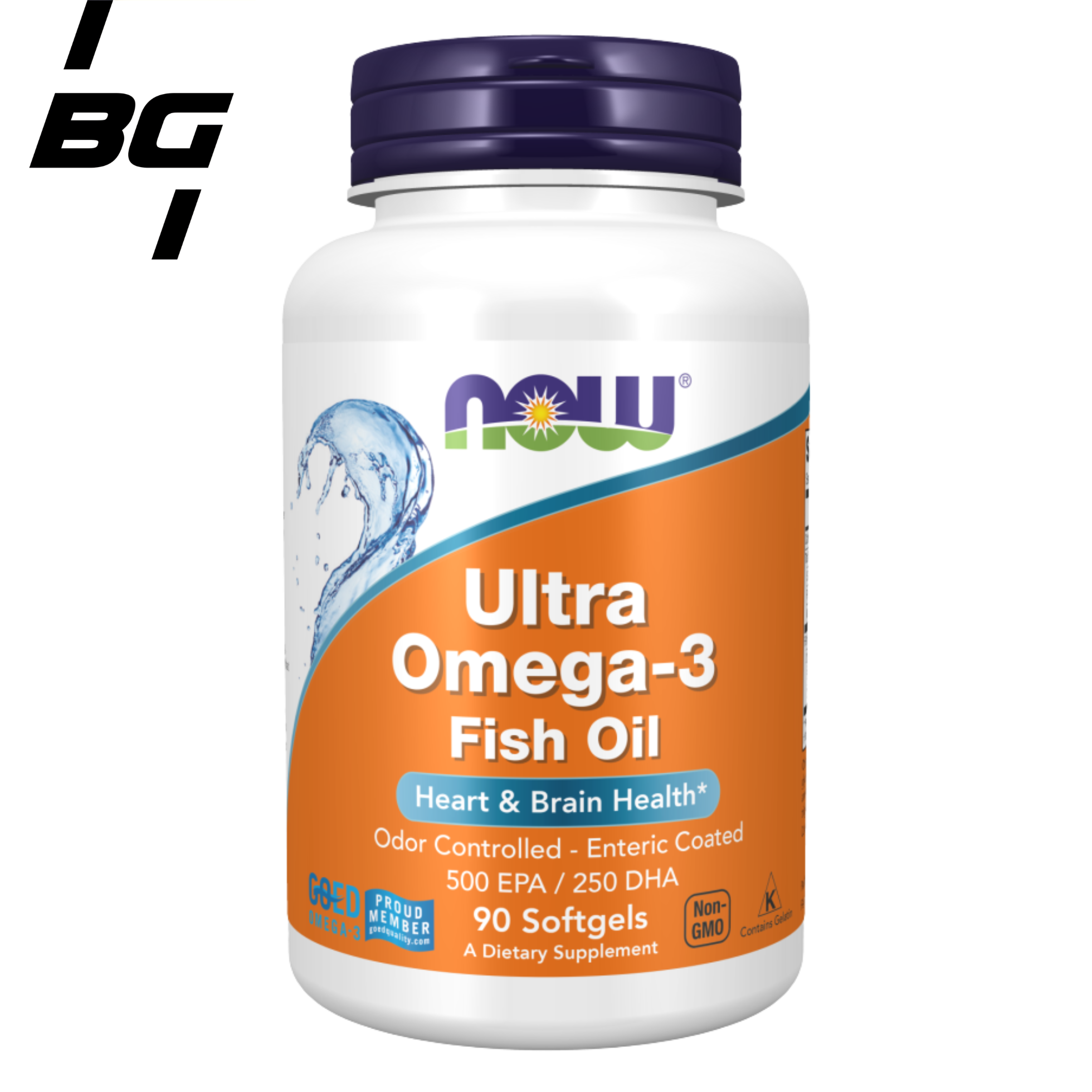 Ultra Omega-3 Fish Oil (Bovine Gelatin) 90 Softgels