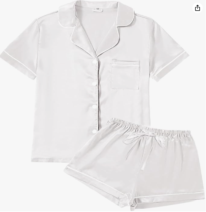 Satin Pajamas Customized