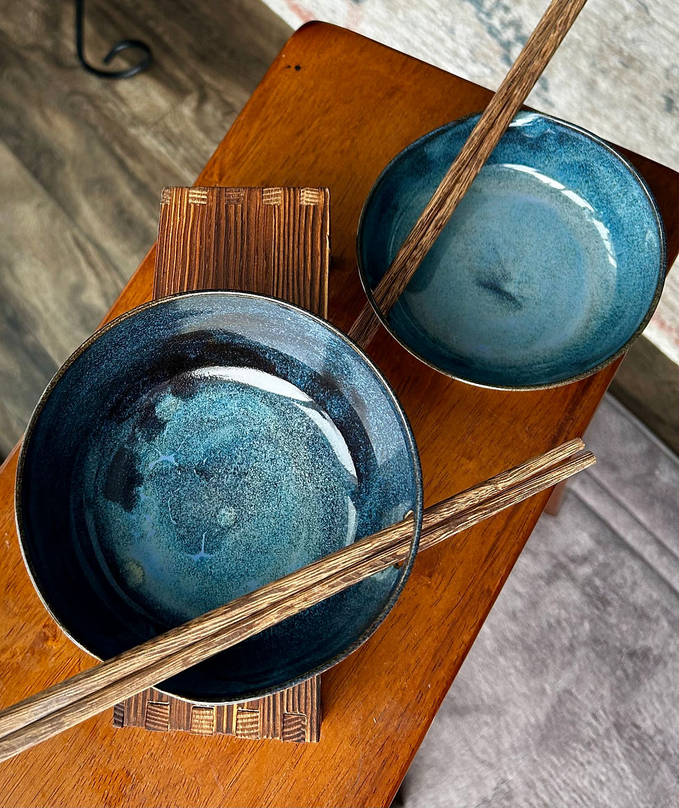 Thumbnail: Ramen Bowl - Blue Galaxy Glaze
