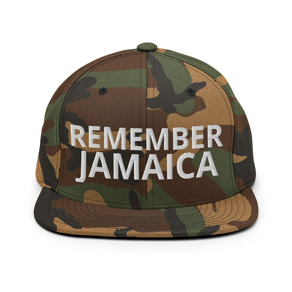 Thumbnail: Remember Jamaica Snapback Hat copy