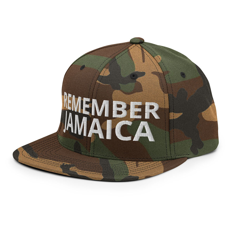 Thumbnail: Remember Jamaica Snapback Hat copy