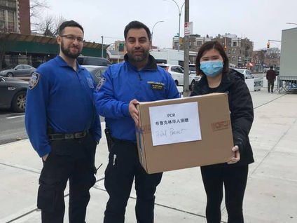 Our mask and hand sanitizer donation work continues.