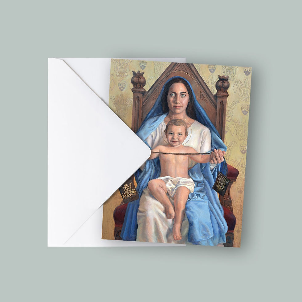 Thumbnail: "Our Lady of Mount Carmel" Greeting Card
