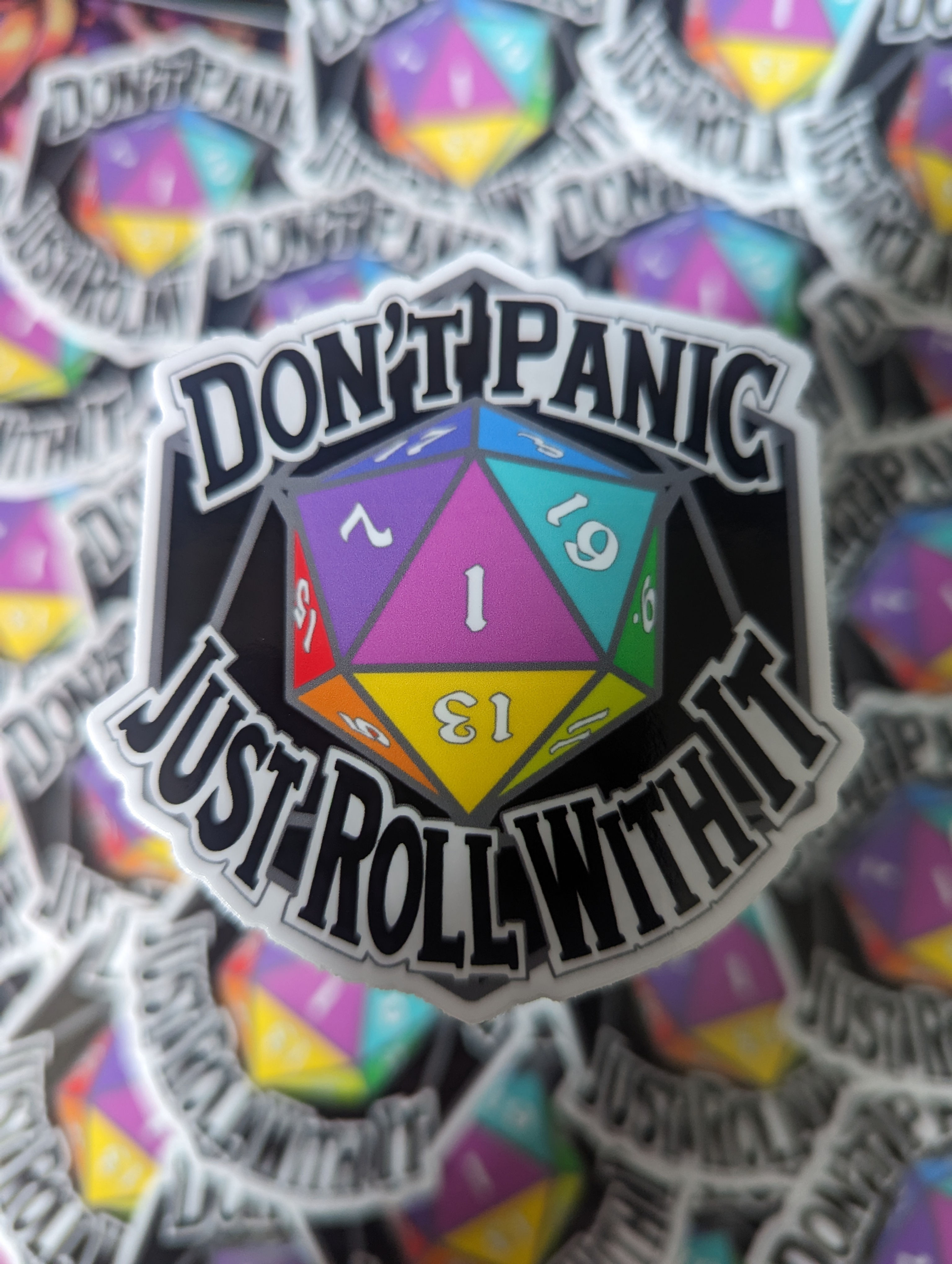 Don't Panic Sticker