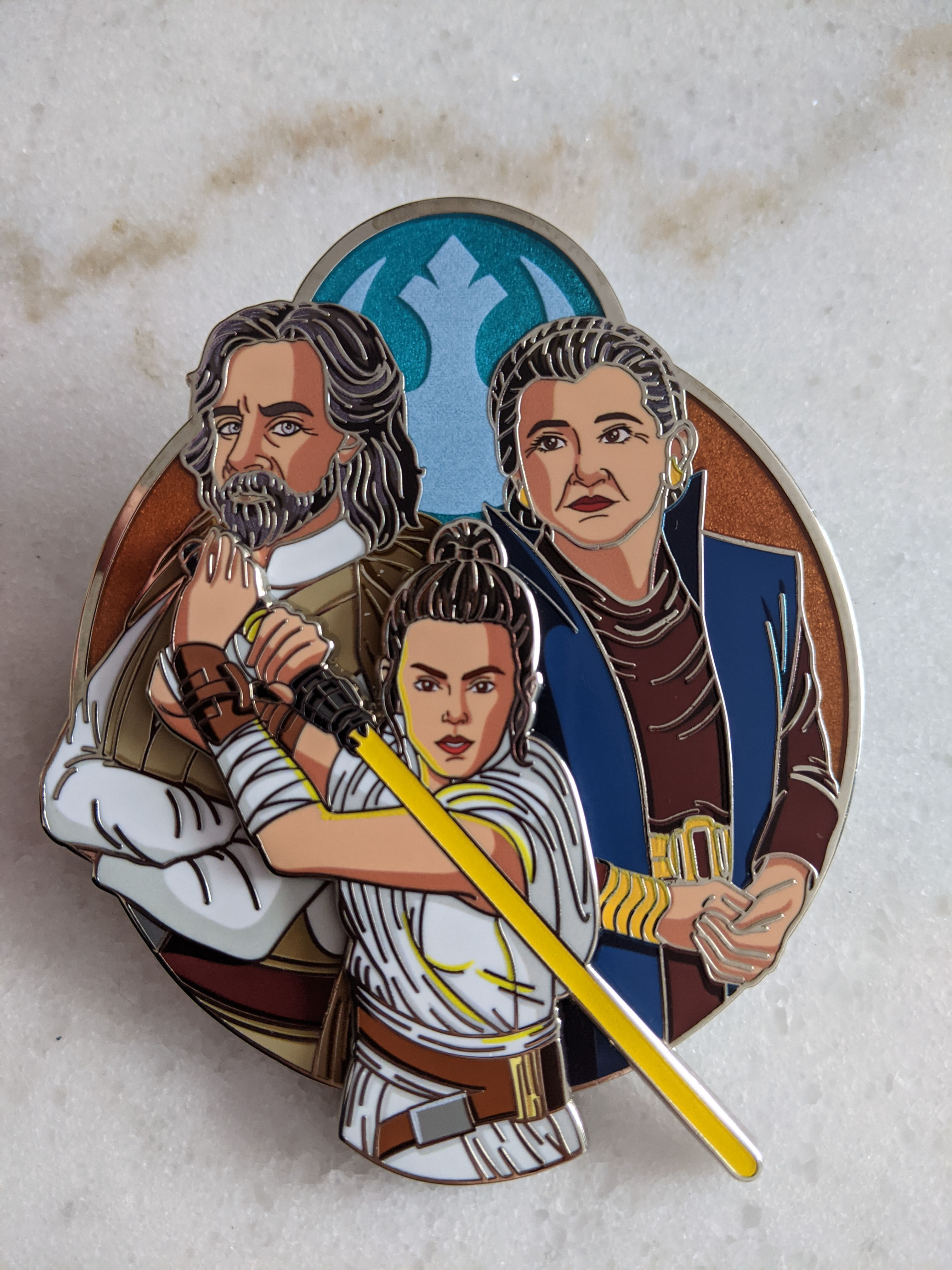 R & L & L Master and Apprentice Hard Enamel Pin