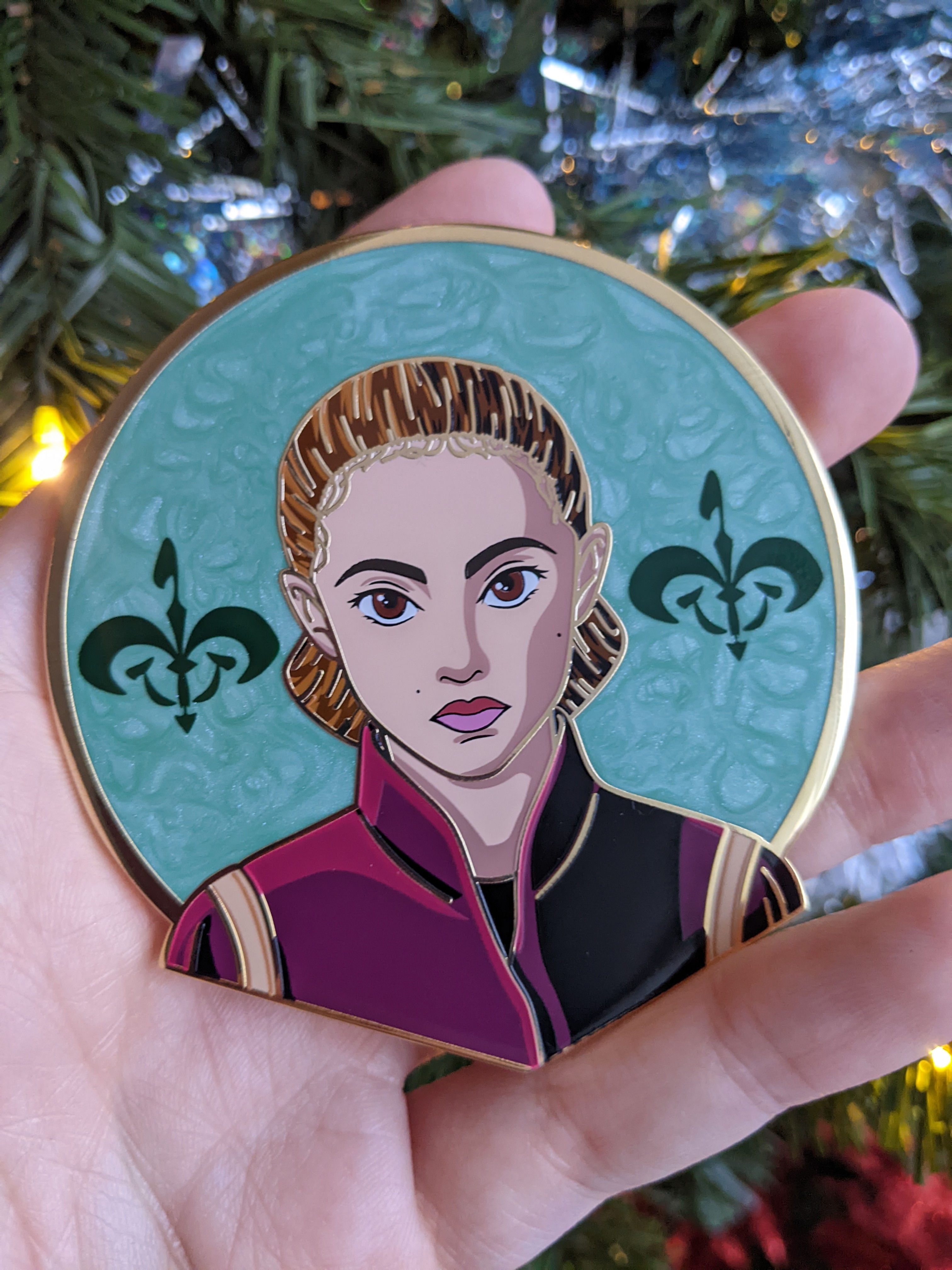 Battle Handmaiden Hard Enamel Pin