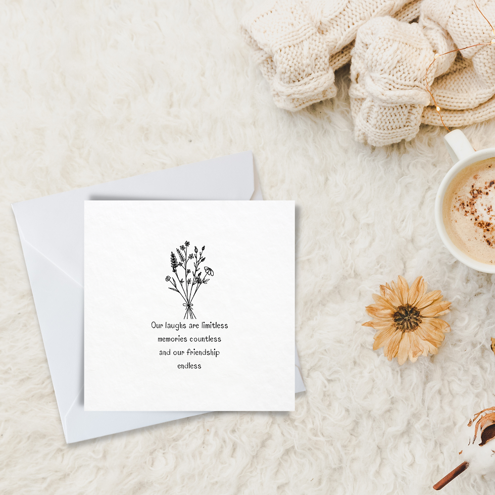 Floral Friendship Card