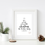 Thumbnail: Merry Little Christmas- White A4 Print