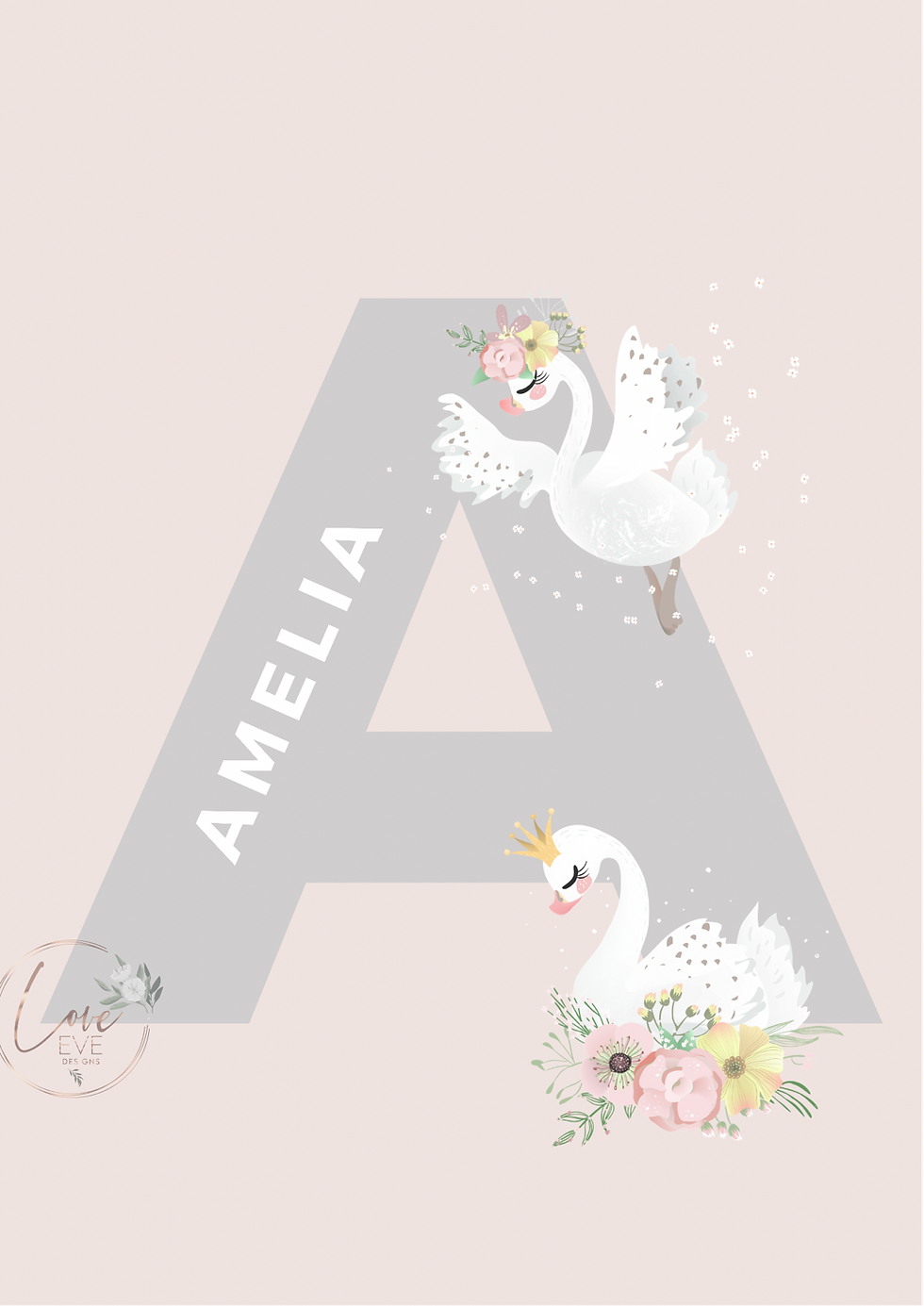 Thumbnail: Set of 3 Swan A4 Prints