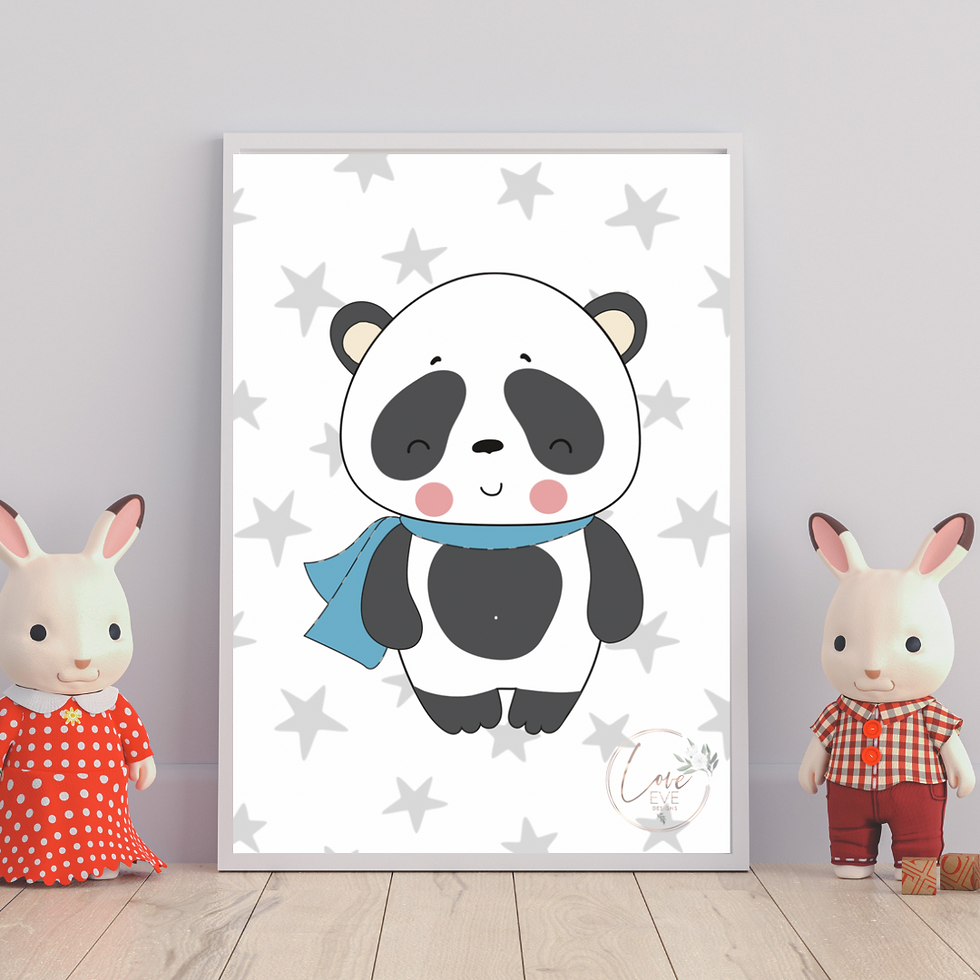 Panda A4 Print