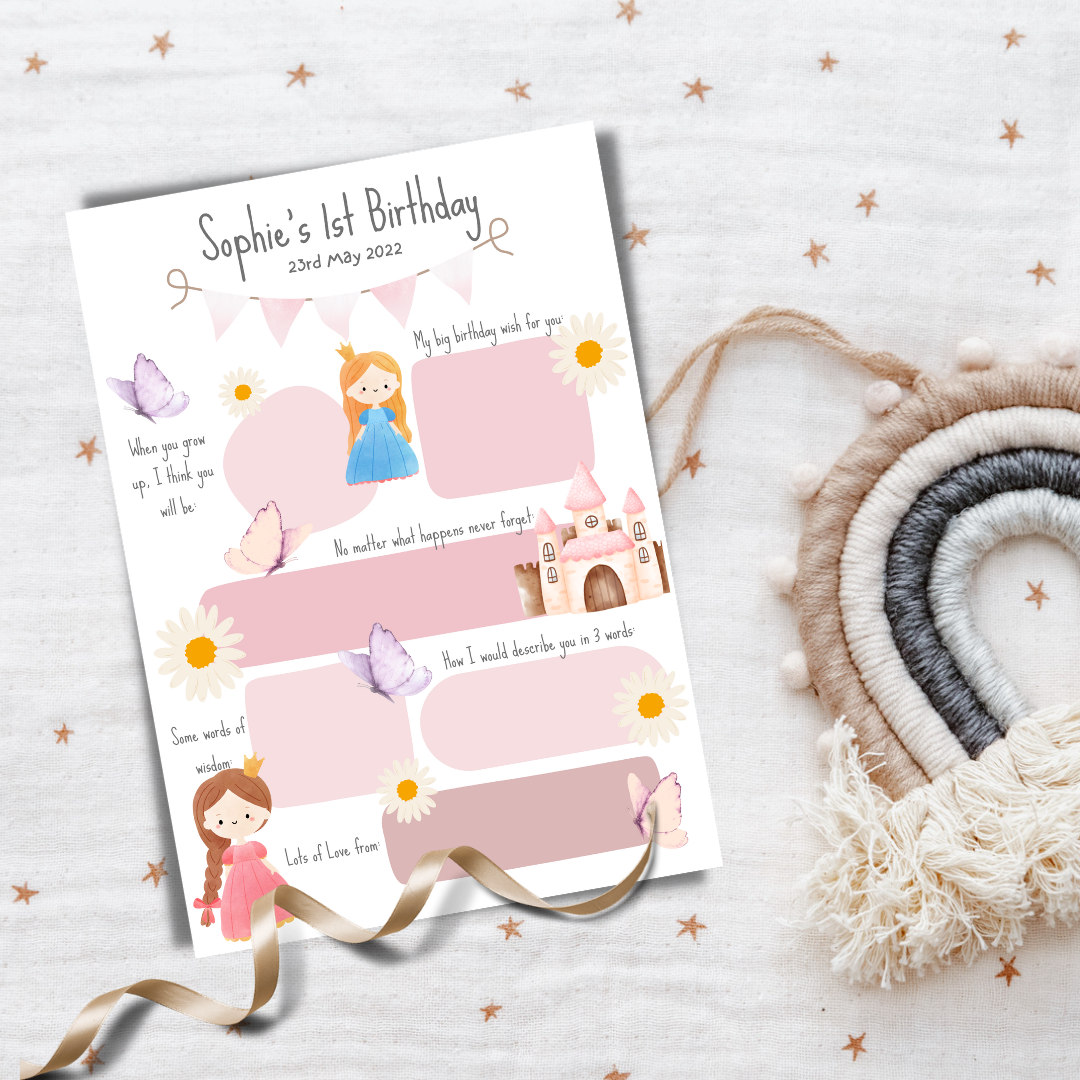 Princess Keepsake cards 