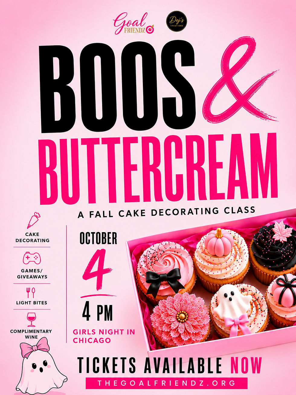 Boos & Buttercream👻🧁: A Fall Cake Decorating Class