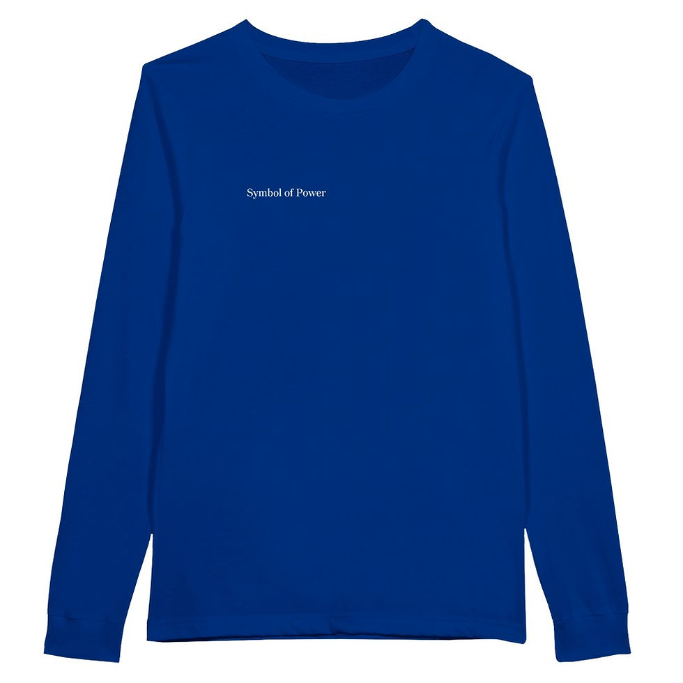 Thumbnail: AUM 3-6-9 – Vibration of the Universe - Longsleeve T-shirt - Symbol Back