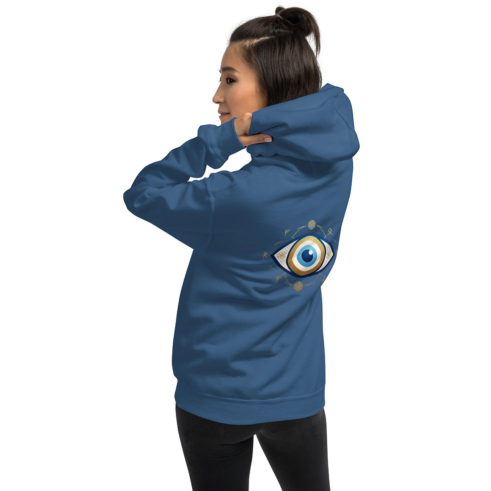 Thumbnail: Unisex Hoodie - Evil Eye Third Version