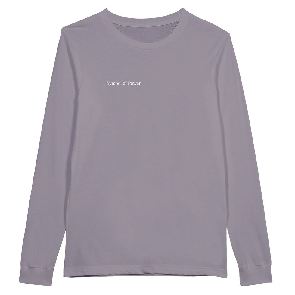 Thumbnail: AUM 3-6-9 – Vibration of the Universe - Longsleeve T-shirt - Symbol Back