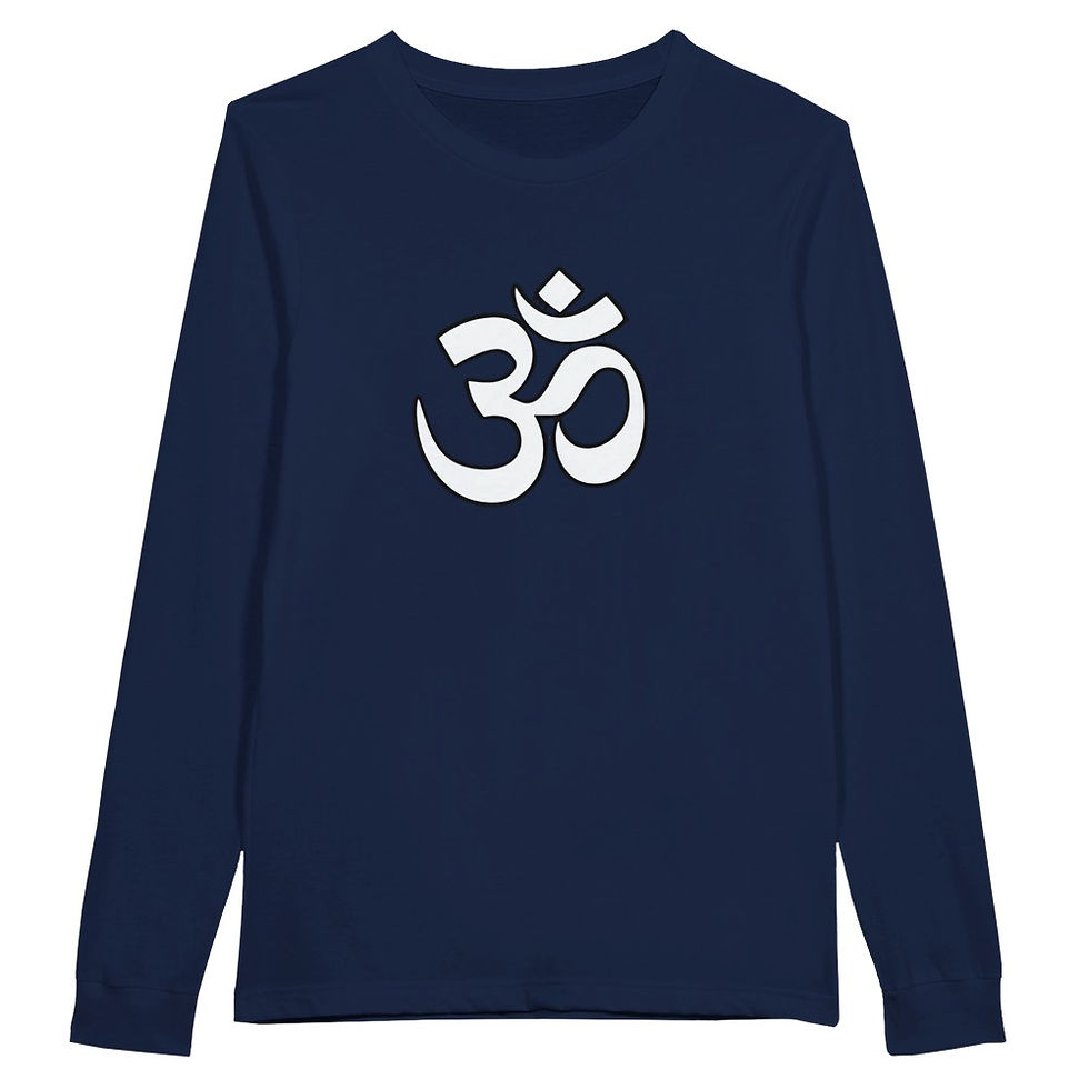 Thumbnail: AUM 3-6-9 – Vibration of the Universe - Longsleeve T-shirt - Symbol Front