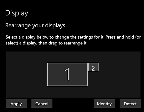 Display settings