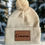Thumbnail: Personalized Faux Leather Patch Knit Hat  With Puff Ball for Babies and Children