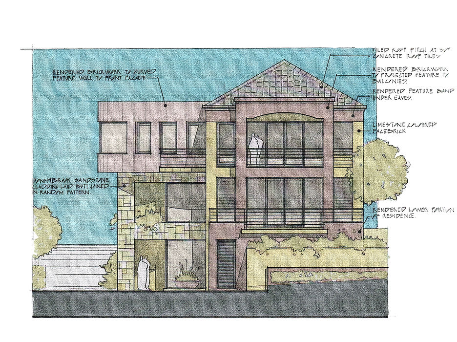 Opulant Perth house located on the Swan River. Perth riverfront architect designed residence.