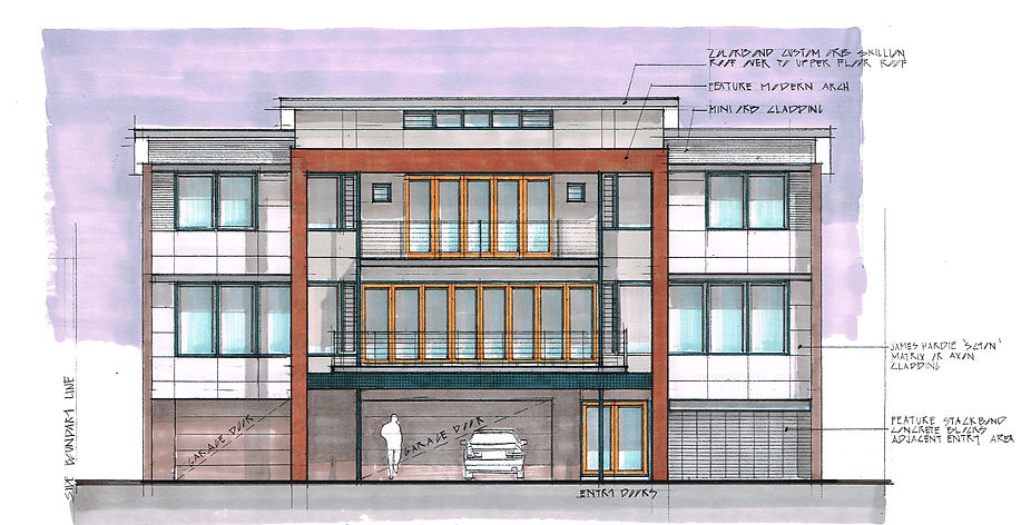 modern house design, contemporary house design, 3 storey house, multi level house, split level house, perth house, architect house, beautiful waterfront house design