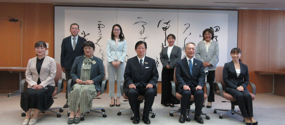 母力、知事褒賞をいただきました