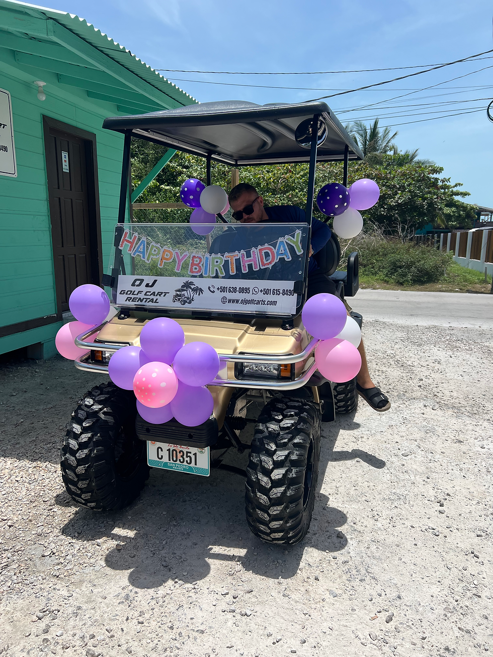 الصورة المصغرة: Birthday Decorations for Golf Cart