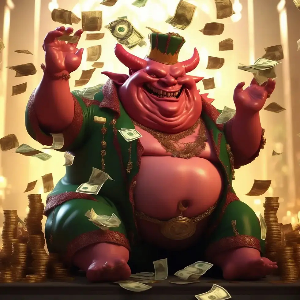 Miniatura: Talismán Amuleto Y Pacto Diablo Mammon Para Dinero Millonaro