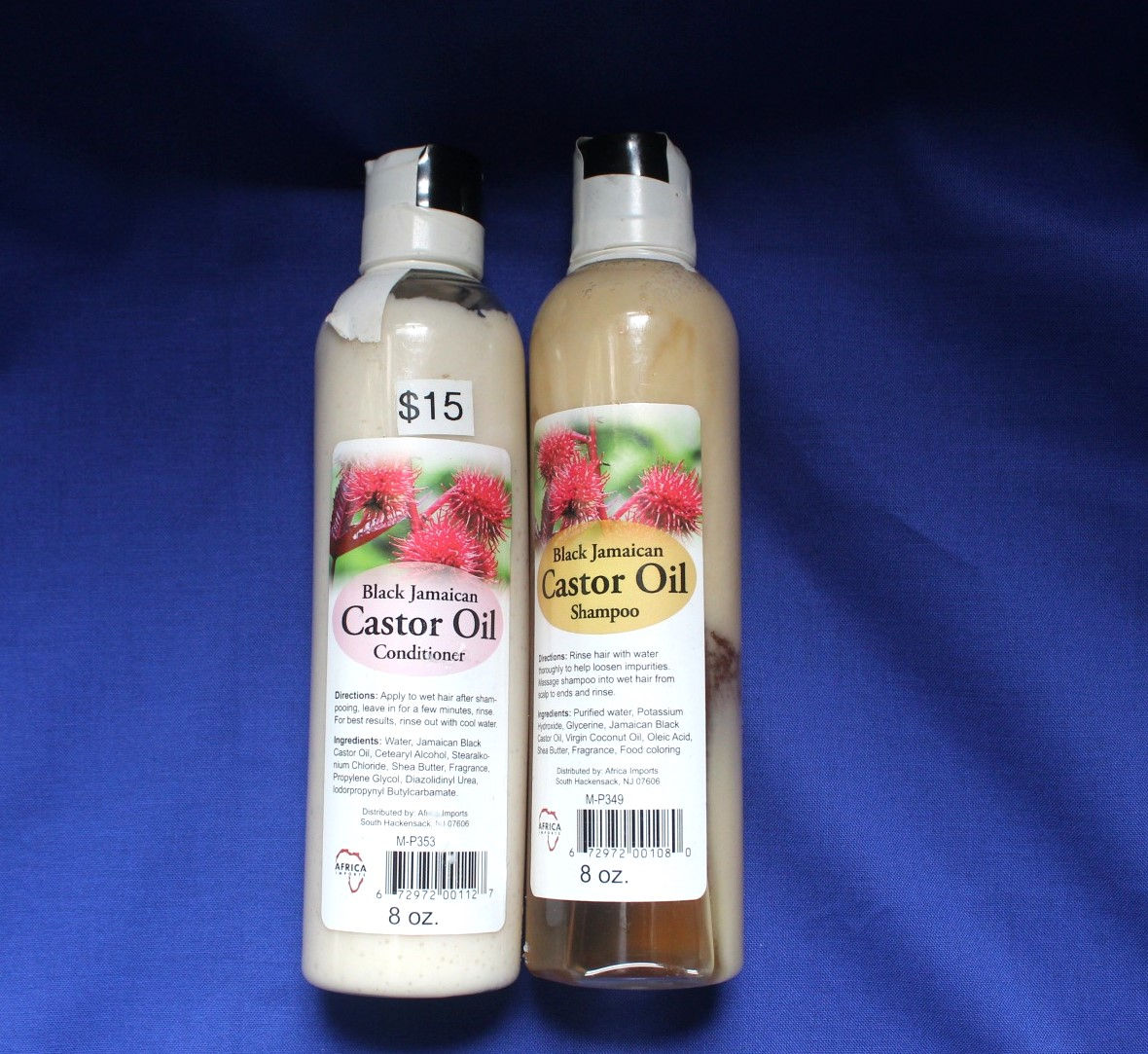 Black Jamaican Caster Shampoo & Conditioner