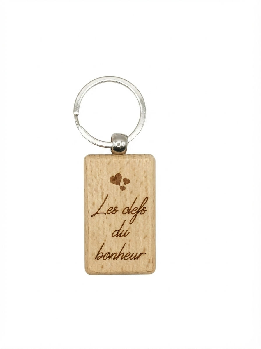 Porte-clés Les clefs du bonheur