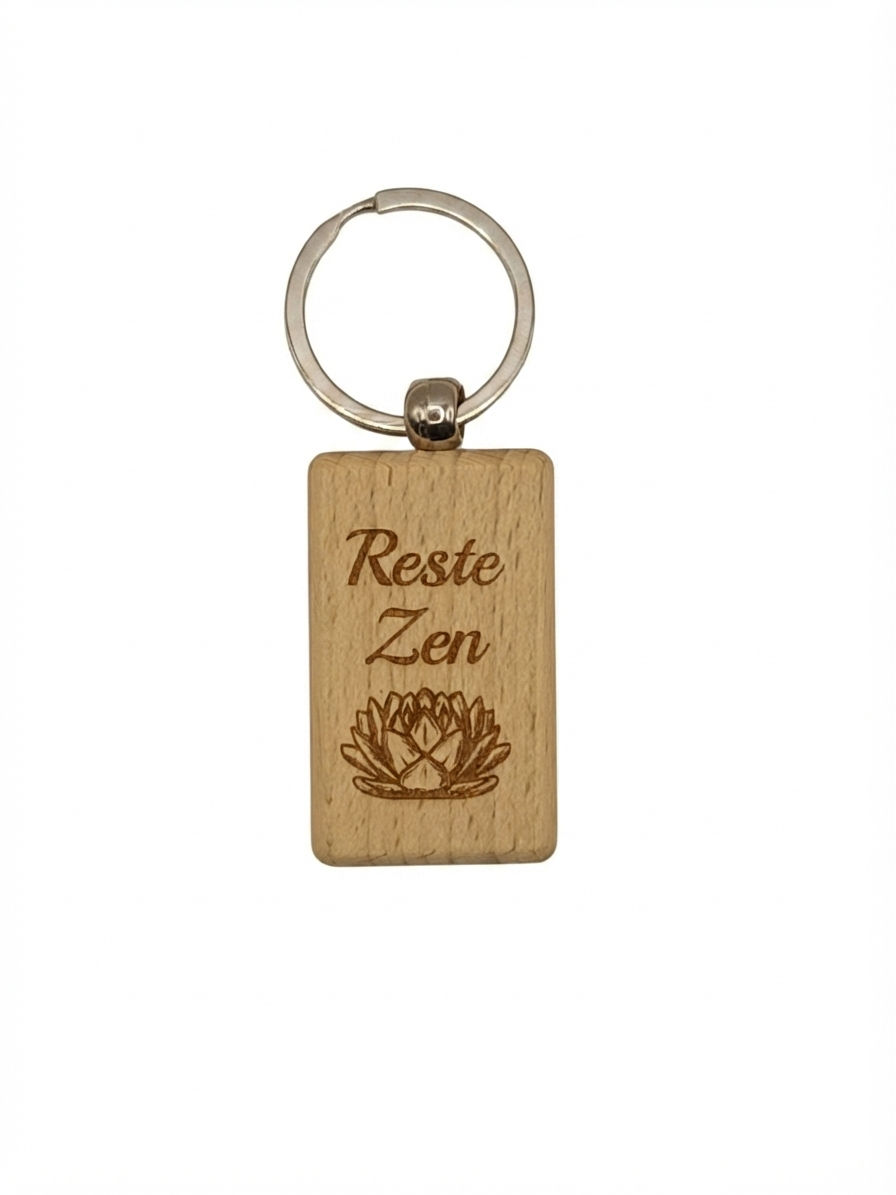 Porte-clés Reste zen