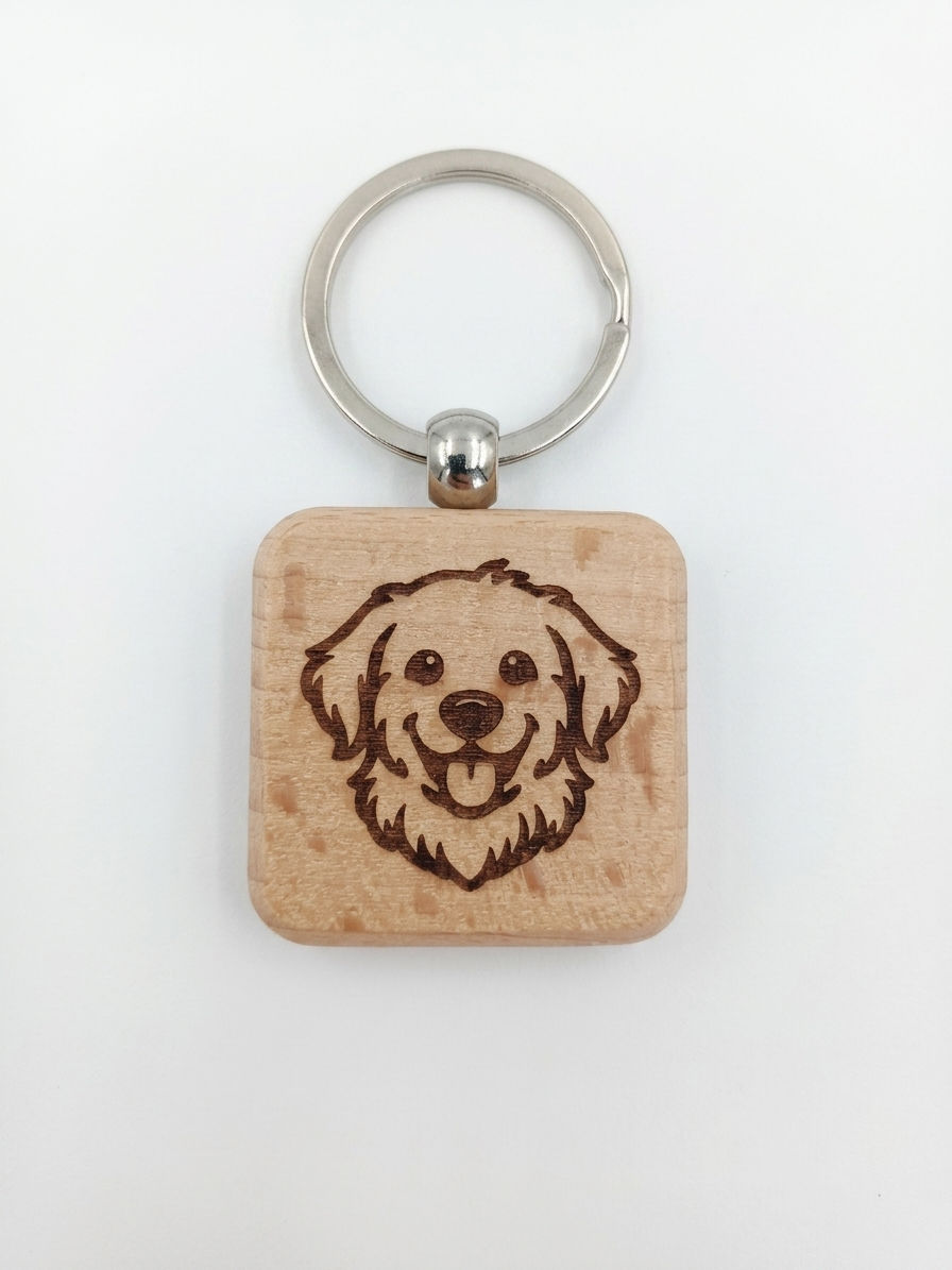 Porte-clés Chien Golden Retriever