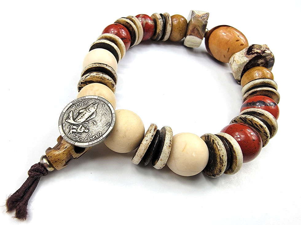 Thumbnail: Back view of the Islands To Highlands Spanish Creek Bracelet.