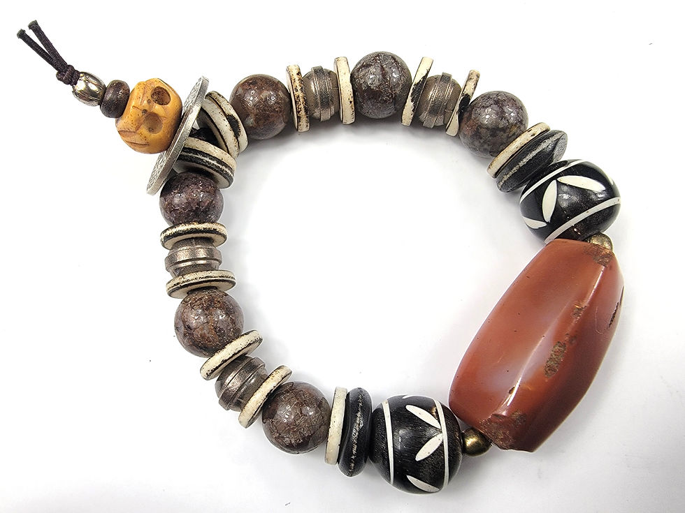 Thumbnail: Top view of the Islands To Highlands Moroccan Sunset Bracelet.