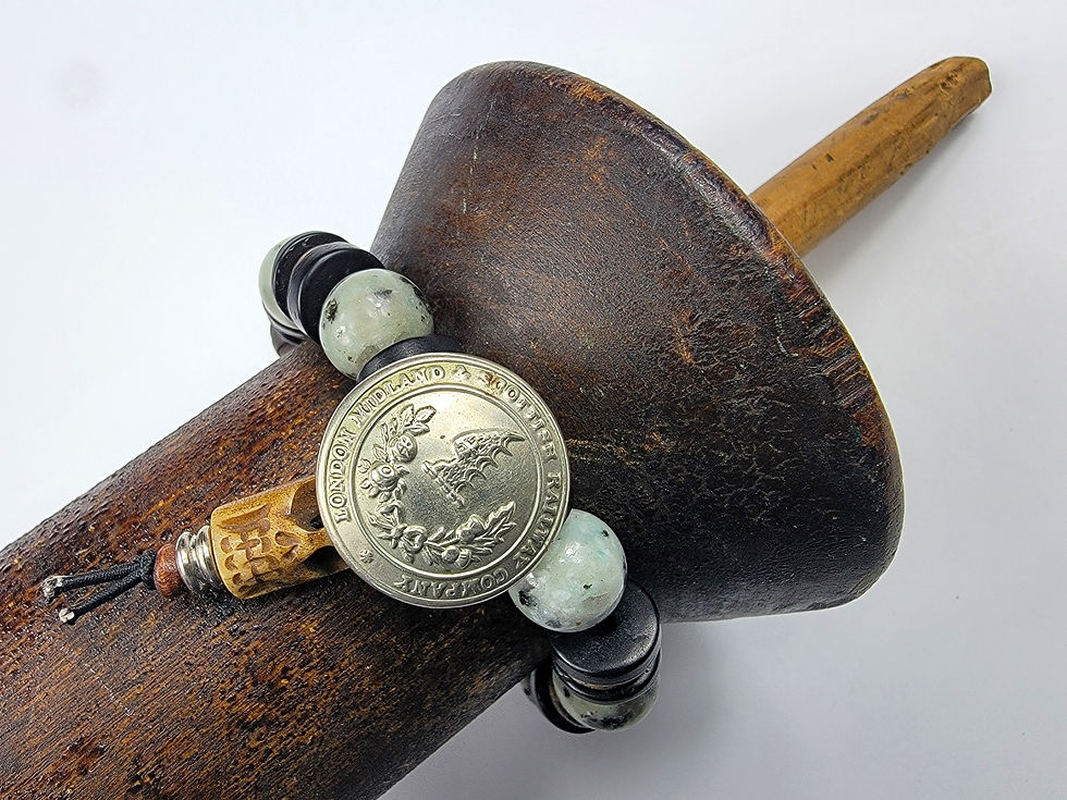 Thumbnail: Bottom view photo of the Islands To Highlands Glenfinnan & The Jacobite Bracelet.