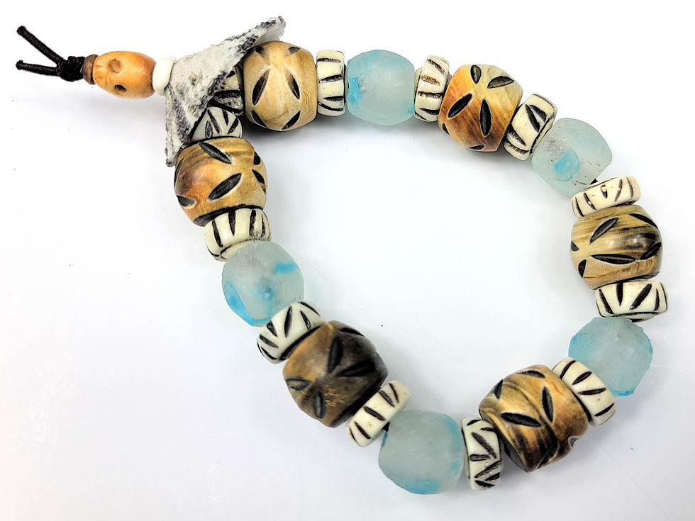 Thumbnail: Alternate top view of the Islands To Highlands Honolulu Elks Lodge 616 Bracelet.