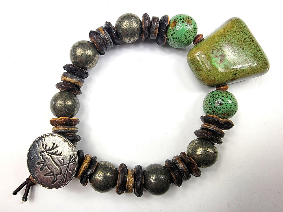 Thumbnail: Alternate top view of the Islands To Highlands Snoqualmie Valley Bracelet.