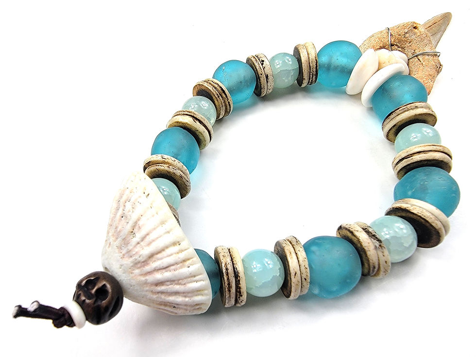 Thumbnail: Back view of the Islands to Highlands Mighty Maldives Bracelet.