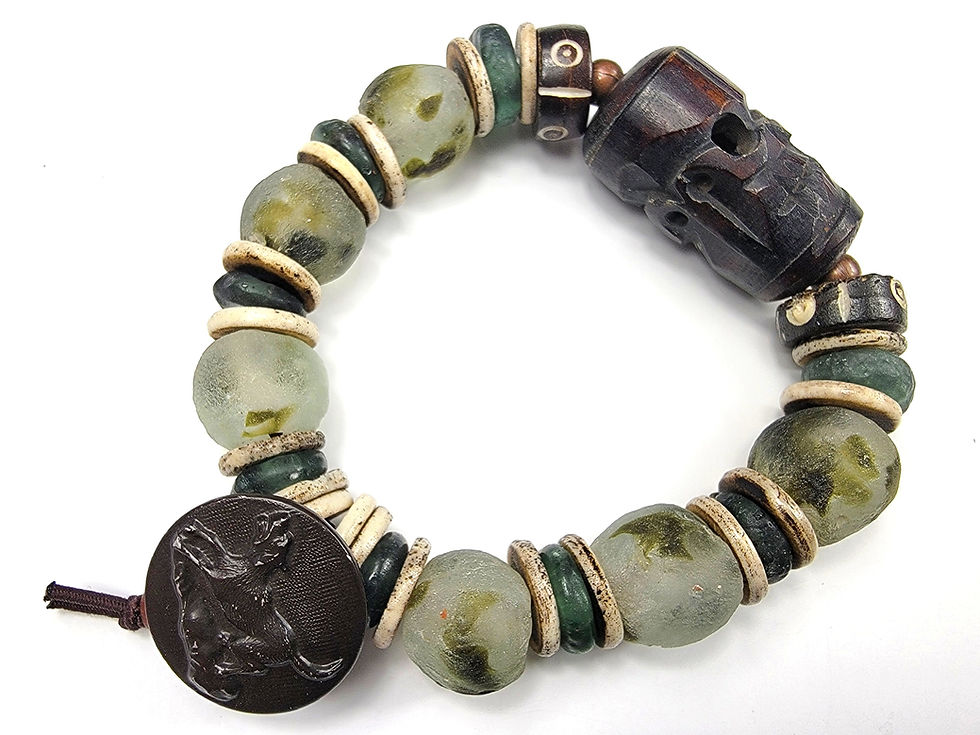 Thumbnail: Alternate top view of the Islands To Highlands Gelert of Beddgelert Bracelet.