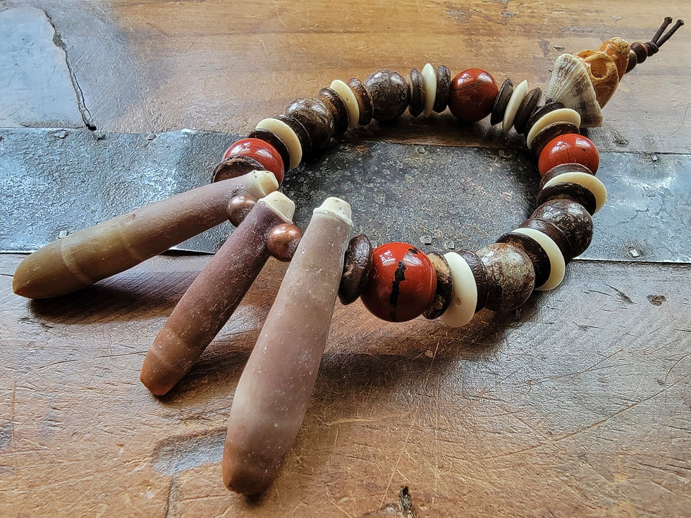 Thumbnail: Photograph of the Islands To Highlands Portobelo Panama Bracelet on an antique desk.