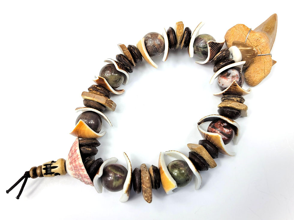 Thumbnail: Back view of the Islands To Highlands Big Pine Key Bracelet.