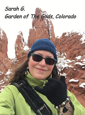 Photograph of a lady at Graden of The Gods in Colorado wearing Islands To Highlands Bracelets.