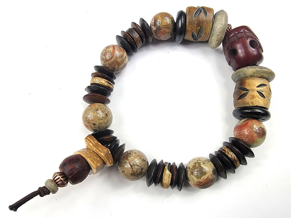 Thumbnail: Alternate view of the Islands To Highlands Carthage Tunisia Bracelet.