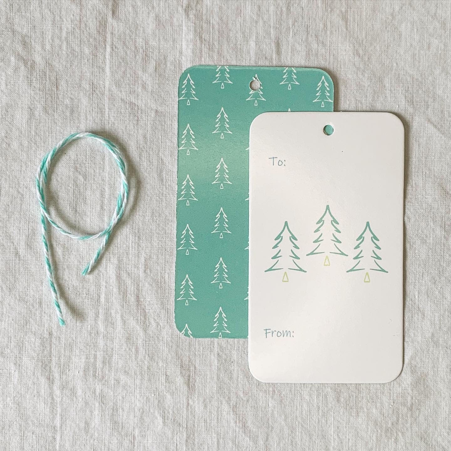 Trees Gift Tags