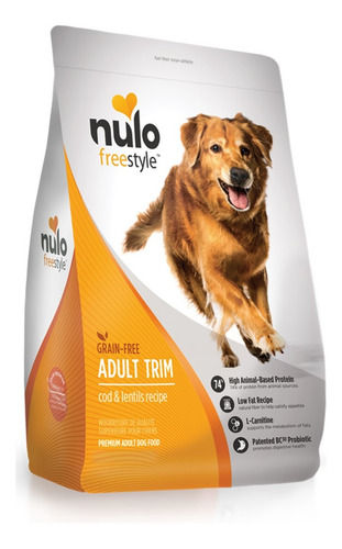 Nulo Grain Free Dog Adult Trim Bacalao | Perro X 4.5 Lb
