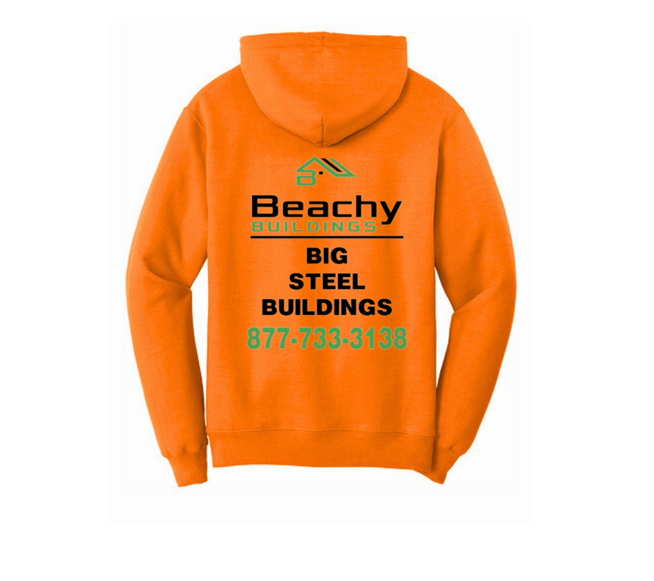 Thumbnail: Beachy Buildings BIG STEEL Port & Company® Core Fleece Pullover Hoodie