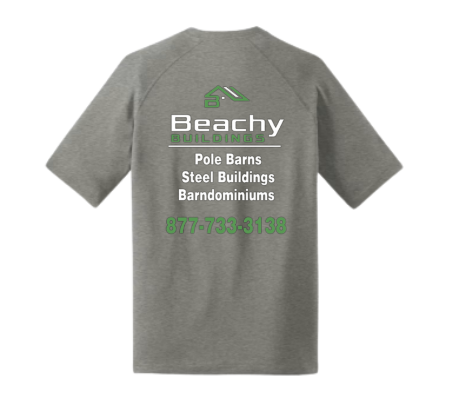 Thumbnail: Beachy Buildings- Pole Barn - Sport-Tek® Short Sleeve Shirt